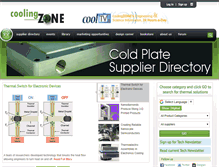 Tablet Screenshot of coolingzone.com